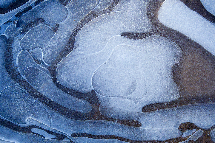 Ice patterns.