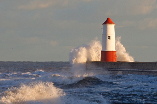 The lighthouse and the wave. Jan. '17.