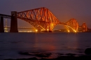 Forth Bridge in the evening. Dec. '16.